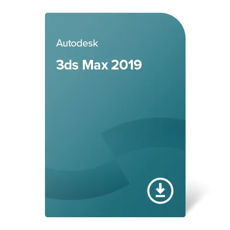 3ds Max 2019, product image.