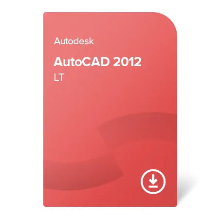 AutoCAD LT 2012, product image.