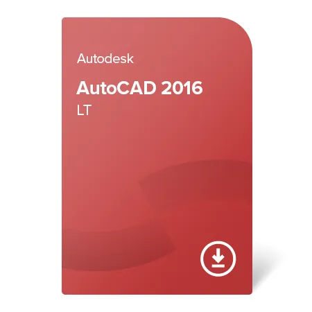 AutoCAD LT 2016, product image.